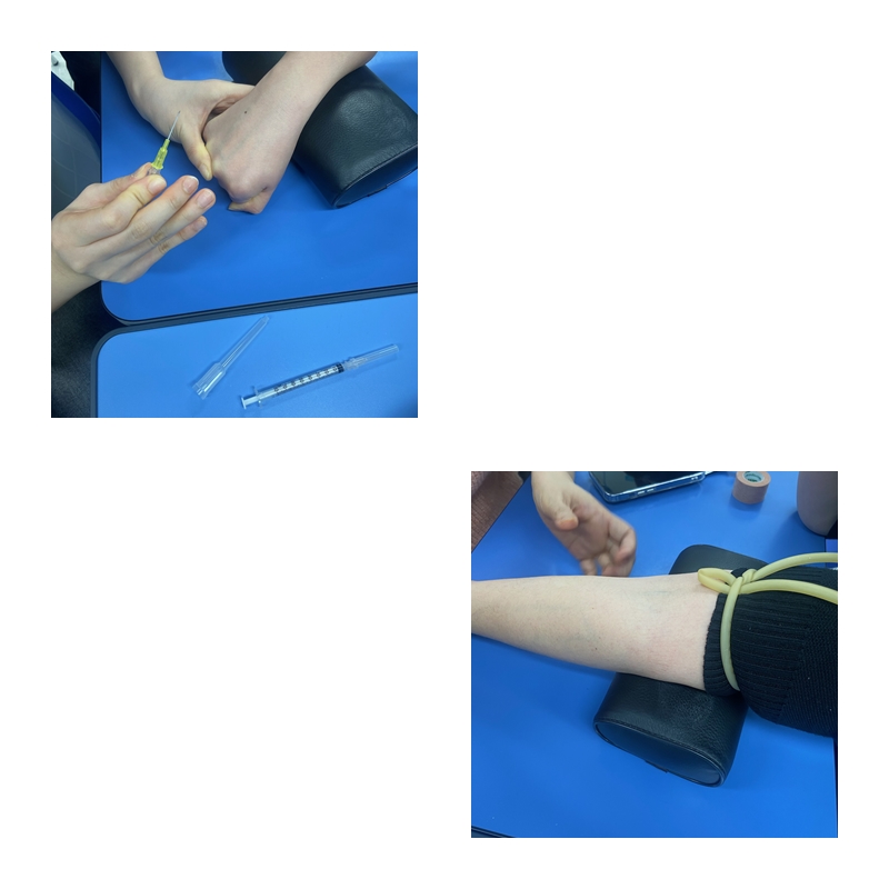 수료 후 주사 실습 교육